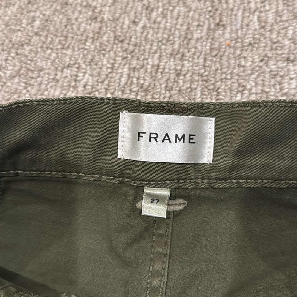 Frame pants, washed winter moss, 27, NWOT - Picture 3 of 10